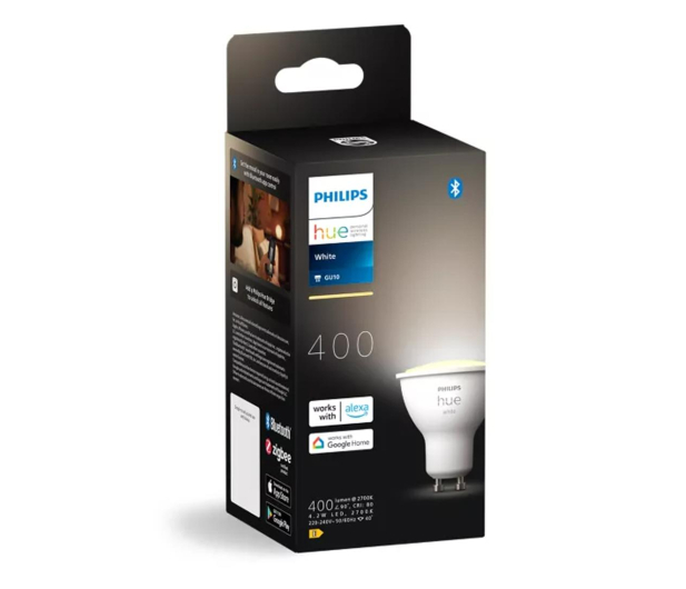 Philips Hue Hue White Inteligentny reflektor punktowy GU10 8720169230170 - 1271522 - zdjęcie 3